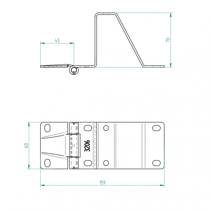 Zijscharnier Anti-vinger-klem ST9V