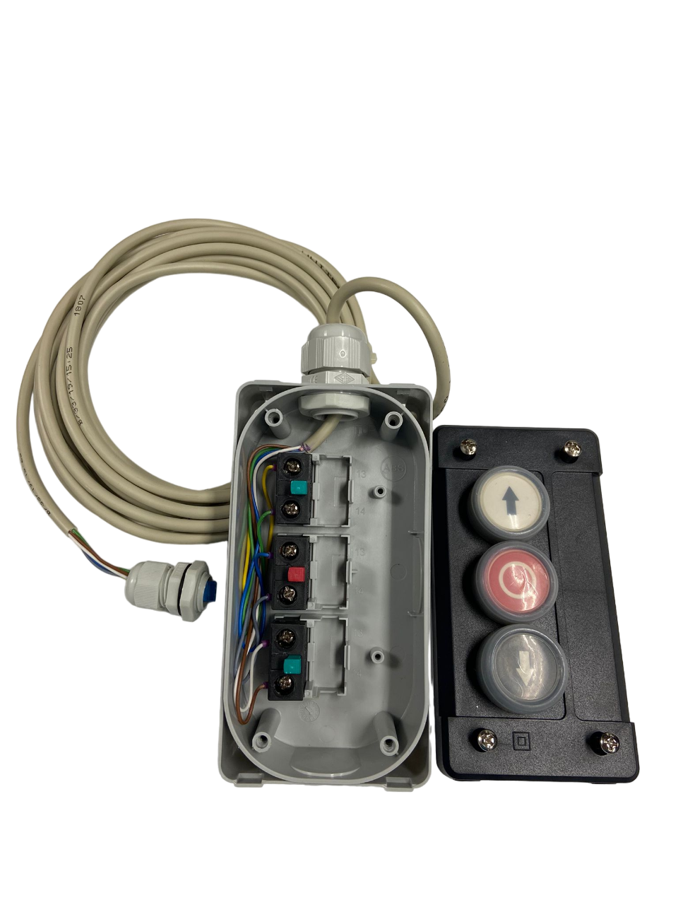 Waterdichte Op-Stop-Neer/drukknoppen opbouw IP67